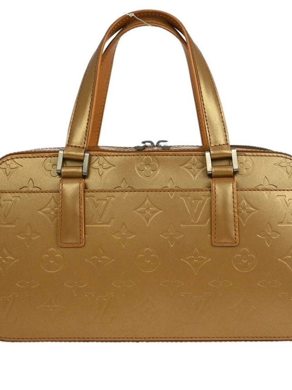 Louis Vuitton Gold Monogram Mat Shelton MM Handbag